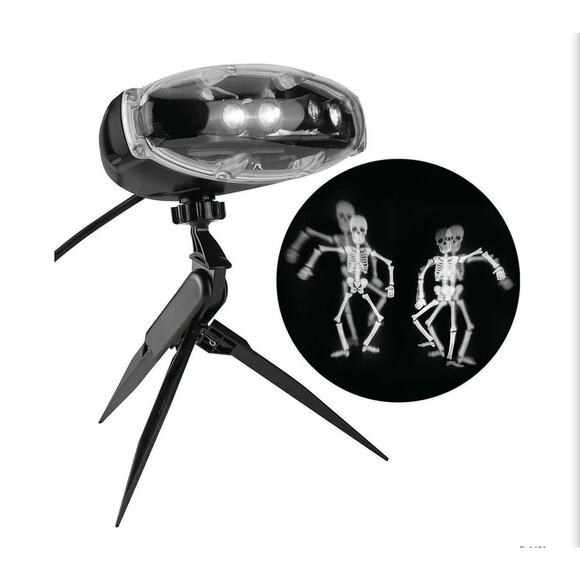 Lightshow Projection Flutter Fright Reaper Skeletons Halloween Decoration - Picture 1 of 5